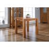 Country Oak 80cm Square Chunky Corner Leg Small Dining Table / Desk - SPRING SALE - 2