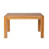 Solid Oak 130cm Chunky Corner Leg Country Oak Dining Table / Desk - 10% OFF CODE SAVE - 5