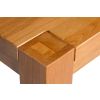 Solid Oak 130cm Chunky Corner Leg Country Oak Dining Table / Desk - SPRING SALE - 7