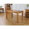 Solid Oak 130cm Chunky Corner Leg Country Oak Dining Table / Desk - 10% OFF CODE SAVE - 2