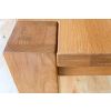Solid Oak 130cm Chunky Corner Leg Country Oak Dining Table / Desk - 20% OFF SPRING SALE - 11