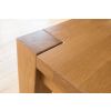 Solid Oak 130cm Chunky Corner Leg Country Oak Dining Table / Desk - 10% OFF CODE SAVE - 12