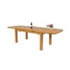 Country Oak 280cm Extending Oak Table and 8 Chelsea Brown Leather Chairs - SPRING SALE - 8