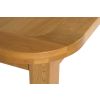 Country Oak 280cm Extending Oak Table and 10 Chelsea Brown Leather Chairs - SPRING SALE - 4