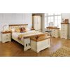 Farmhouse Country Oak Cream Painted 5 Drawer Tallboy Chest of Drawers - SPRING SALE - 6