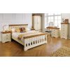 Farmhouse Country Oak Cream Painted Slatted 5 Foot King Size Bed - SPRING SALE - 4