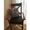 Grasmere Oak Carver Dining Chair With Brown Leather Seat - 10% OFF SPRING SALE - 5