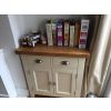 Country Cottage 80cm Cream Painted Assembled Small Oak Sideboard - 10% OFF CODE SAVE - 4