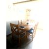 Grasmere Oak Carver Dining Chair With Brown Leather Seat - 10% OFF SPRING SALE - 6