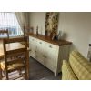 Country Cottage 140cm Cream Painted Large Oak Sideboard - 10% OFF WINTER SALE - 5
