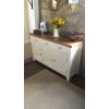 Country Cottage 140cm Cream Painted Large Oak Sideboard - 10% OFF WINTER SALE - 4