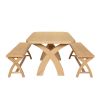 Doveridge 160cm Whitewash Solid Limed Oak Cross Leg Bench - 20% OFF SPRING SALE - 3