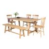 Doveridge 180cm Whitewash Limed Oak Trestle Dining Table - 10% OFF SPRING SALE - 7