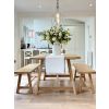 Doveridge 180cm Whitewash Limed Oak Trestle Dining Table - 10% OFF SPRING SALE - 5