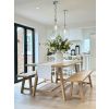 Doveridge 180cm Whitewash Limed Oak Trestle Dining Table - 10% OFF SPRING SALE - 6