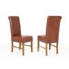 Emperor Mocha Brown Leather Dining Chair - 10% OFF WINTER SALE - 3