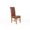 Emperor Mocha Brown Leather Dining Chair - 10% OFF WINTER SALE - 4
