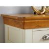 Farmhouse Cream Painted Oak Lamp Table / Bedside Table - 10% OFF SPRING SALE - 4