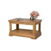 Farmhouse Oak Coffee Table with Shelf - SPRING SALE - 6