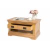 Farmhouse Oak Coffee Table with Drawer and Shelf - 10% OFF CODE SAVE - 7
