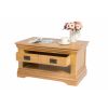 Farmhouse Oak Coffee Table with Drawer and Shelf - SPRING SALE - 7