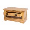 Farmhouse Oak Coffee Table with Drawer and Shelf - 10% OFF CODE SAVE - 10