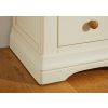 Farmhouse Country Oak Cream Painted Large Double Pedestal Dressing Table / Desk - SPRING SALE - 7