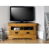 Farmhouse Oak Corner TV Unit with Drawer - 10% OFF SPRING SALE - 3