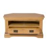 Farmhouse Oak Corner TV Unit with Drawer - SPRING SALE - 7