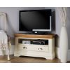 Farmhouse Cream Painted Assembled Corner TV Unit - 10% OFF SPRING SALE - 2