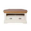 Farmhouse Cream Painted Assembled Corner TV Unit - 10% OFF CODE SAVE - 4