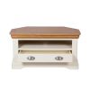 Farmhouse Cream Painted Assembled Corner TV Unit - 10% OFF CODE SAVE - 11