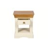 Farmhouse Country Cream Painted 1 Drawer Bedside Table - 10% OFF CODE SAVE - 7