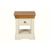 Farmhouse Country Cream Painted 1 Drawer Bedside Table - 10% OFF CODE SAVE - 5