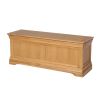 Farmhouse Large Oak Blanket Box - SPRING SALE - 7