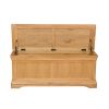 Farmhouse Large Oak Blanket Box - SPRING SALE - 9