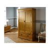 Farmhouse Country Oak Double Oak Wardrobe - 10% OFF SPRING SALE - 2