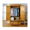 Farmhouse Country Oak Double Oak Wardrobe - 10% OFF SPRING SALE - 3