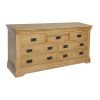 Farmhouse Country Oak 3 Over 4 Large Chest of Drawers - 20% OFF SPRING SALE - 6