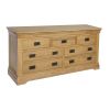 Farmhouse Country Oak 3 Over 4 Large Chest of Drawers - 10% OFF SPRING SALE - 6