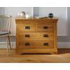 Farmhouse Country Oak 2 Over 2 Chest of Drawers - SPRING SALE - 3