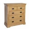 Farmhouse Country Oak 2 Over 3 Chest of Drawers - SPRING SALE - 6