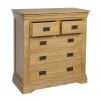 Farmhouse Country Oak 2 Over 3 Chest of Drawers - SPRING SALE - 7