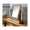 Farmhouse Country Oak Dressing Table Mirror Stool Set - SPRING SALE - 7