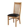 Chelsea Oak Dining Chair Brown Leather Pad - 30% OFF CODE FLASH - 4