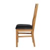 Chelsea Oak Dining Chair Brown Leather Pad - 30% OFF CODE FLASH - 6