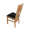 Chelsea Oak Dining Chair Brown Leather Pad - 30% OFF CODE FLASH - 8
