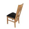 Chelsea Oak Dining Chair Brown Leather Pad - 10% OFF SPRING SALE - 8