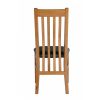 Chelsea Oak Dining Chair Black Leather Pad - 10% OFF SPRING SALE - 6