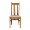 Chelsea Oak Dining Chair Cream Leather Pad - 10% OFF CODE SAVE - 4